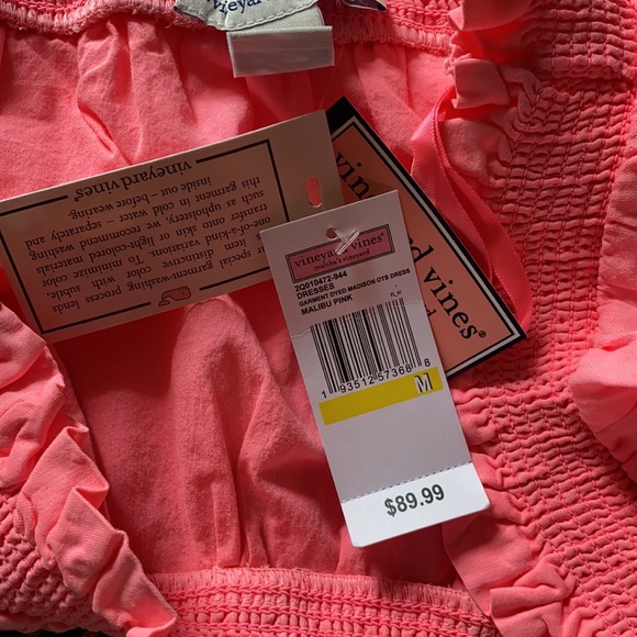 Pink off the shoulder dress - Brand New! - Picture 3 of 3